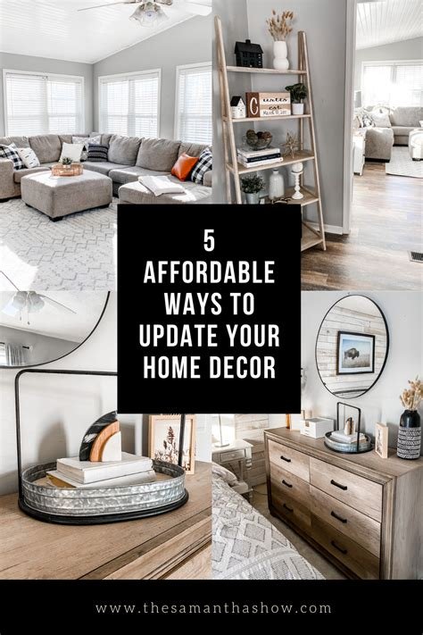 Budget-Friendly Ways To Update Your Home Decor